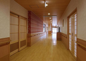 単独型ユニット型短期入所生活介護 つながり廊下