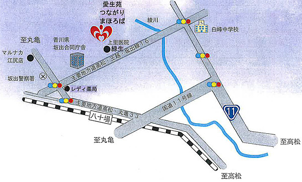 小規模多機能事業所 まほろば案内図