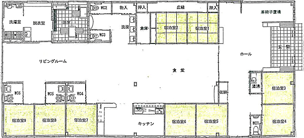 小規模多機能事業所 まほろば平面図