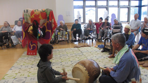 地域交流(原地区獅子舞)