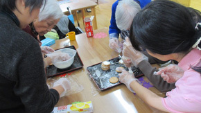 クッキング(プチケーキ作り)